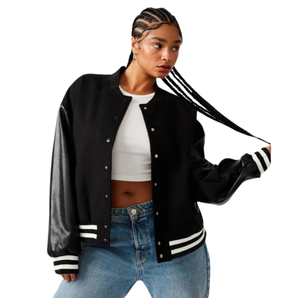 Alexandra Varsity Jacket - Steve Madden